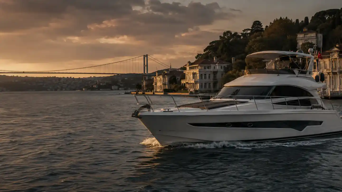 Bebek çıkışlı özel motoryat ile İstanbul Boğazı yat kiralama