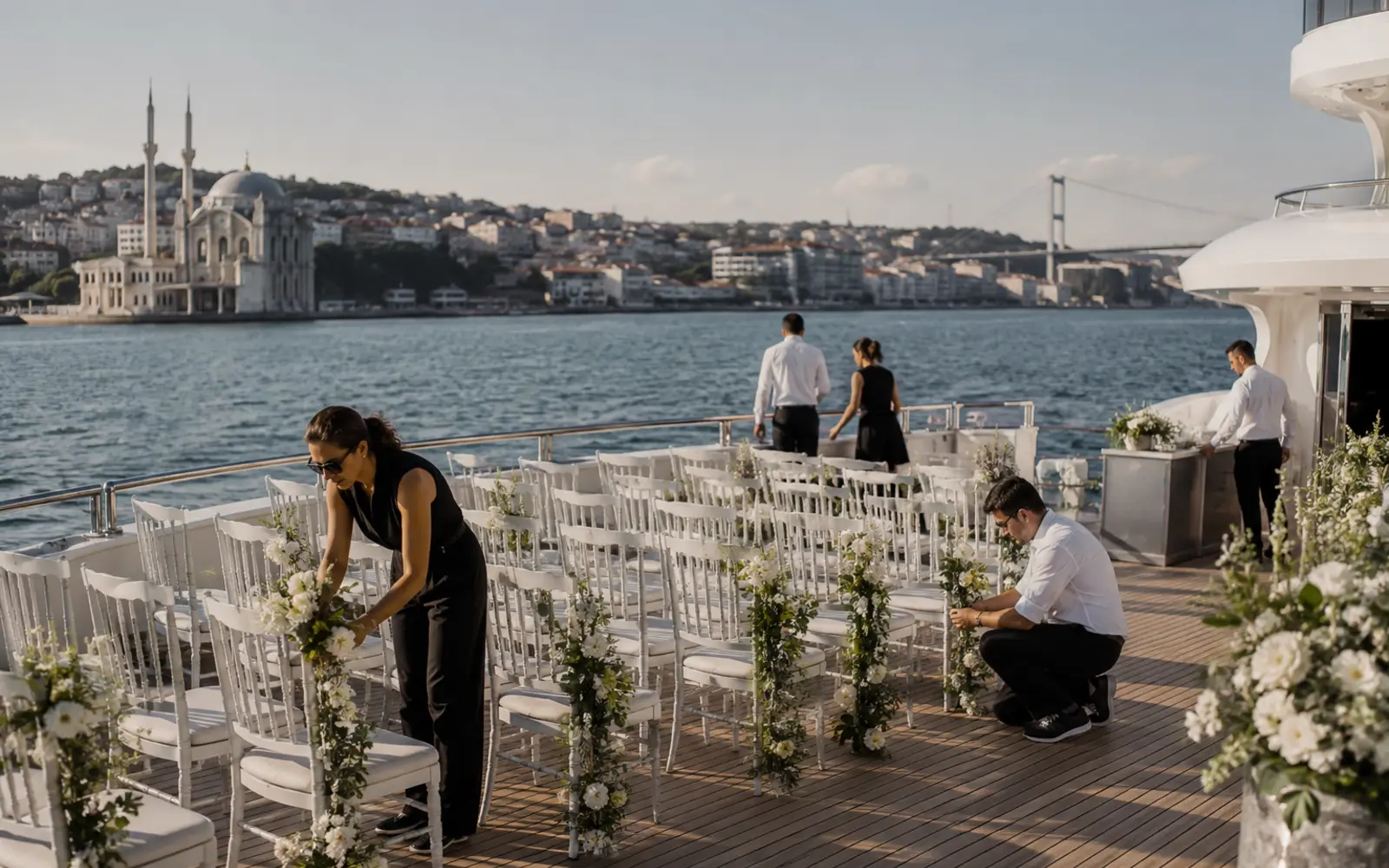 Yatta Düğün Nasıl Planlanır? İstanbul Rehberi rehberi için İstanbul'da özel yat görseli