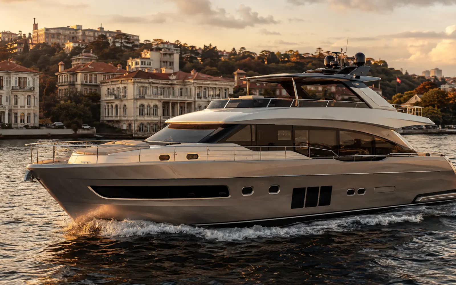 Aden Prestige Motoryat ile İstanbul Boğazı yat kiralama