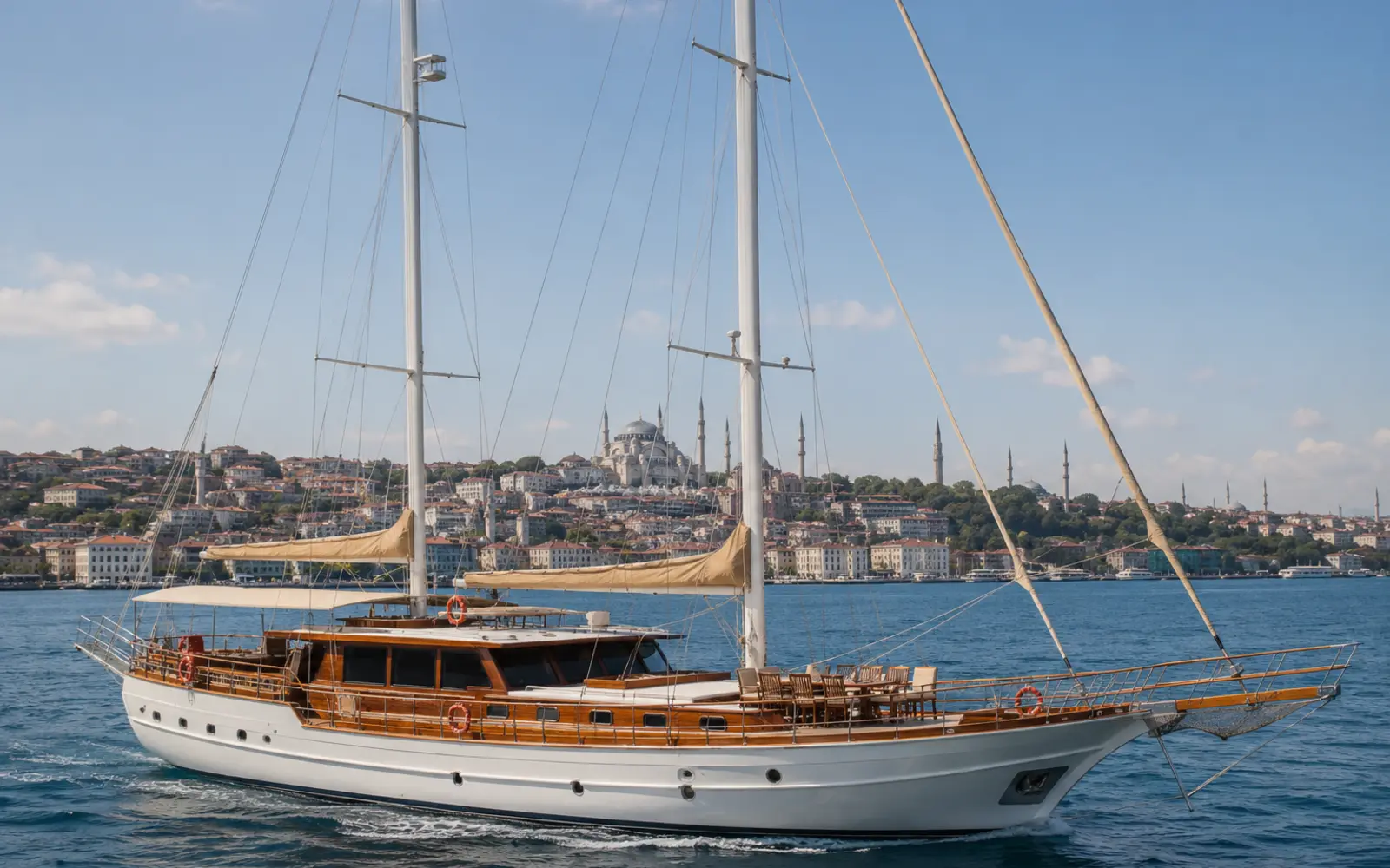 Aden Royal Gulet ile İstanbul Boğazı yat kiralama